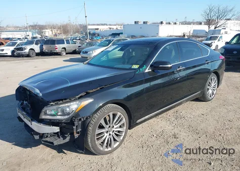 2017 Genesis G80 5.0 Ultimate from USA, damaged, VIN KMHGN4JF8HU190222